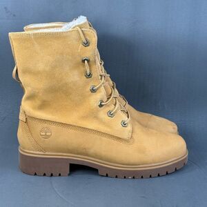 Women’s Timberland Lace Up Faux Fur Lined Boots Size 9